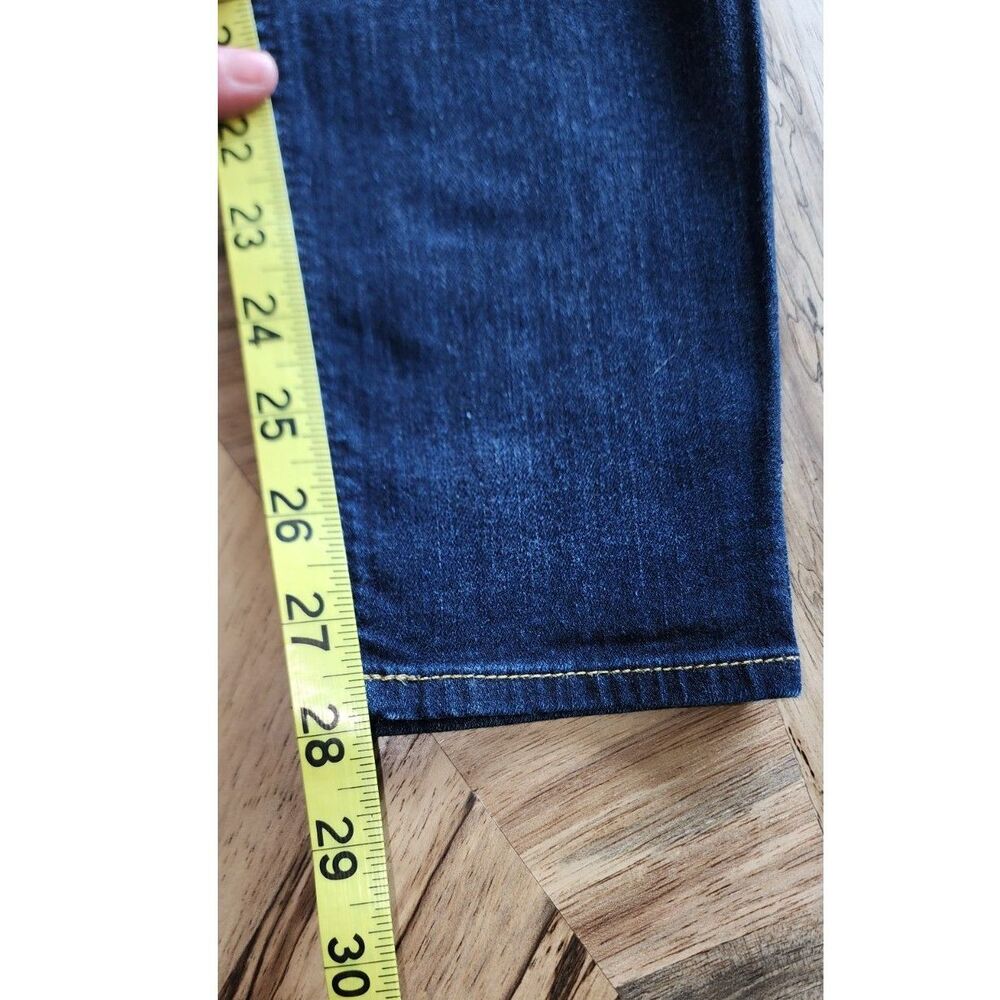 7 For All Mankind the High Waist Ankle Skinny Jeans Sz 28 - Picture 7 of 9